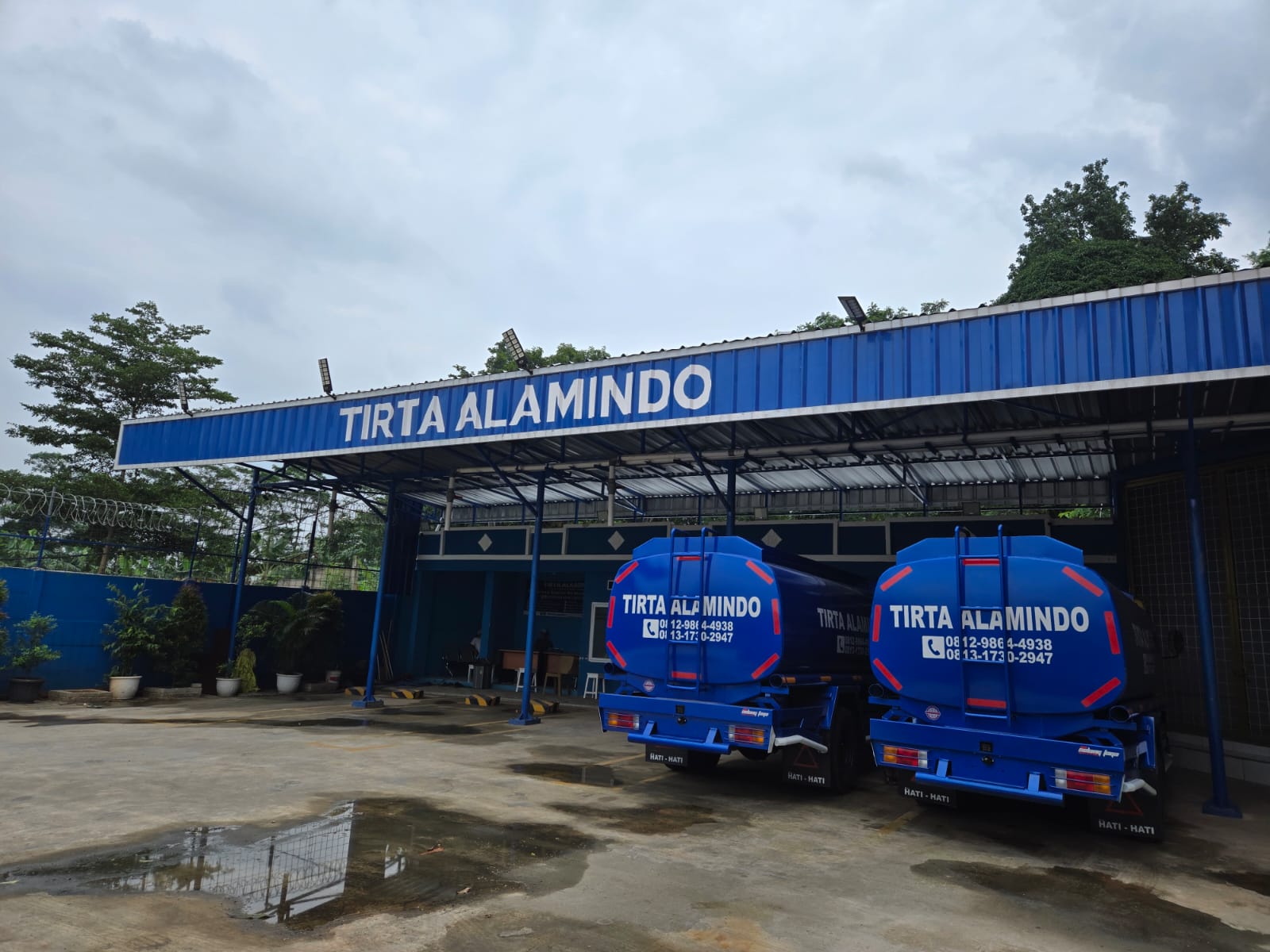 Proses Pengisian Air Bersih